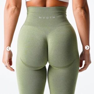NVGTN Sage Green Seamless Leggings